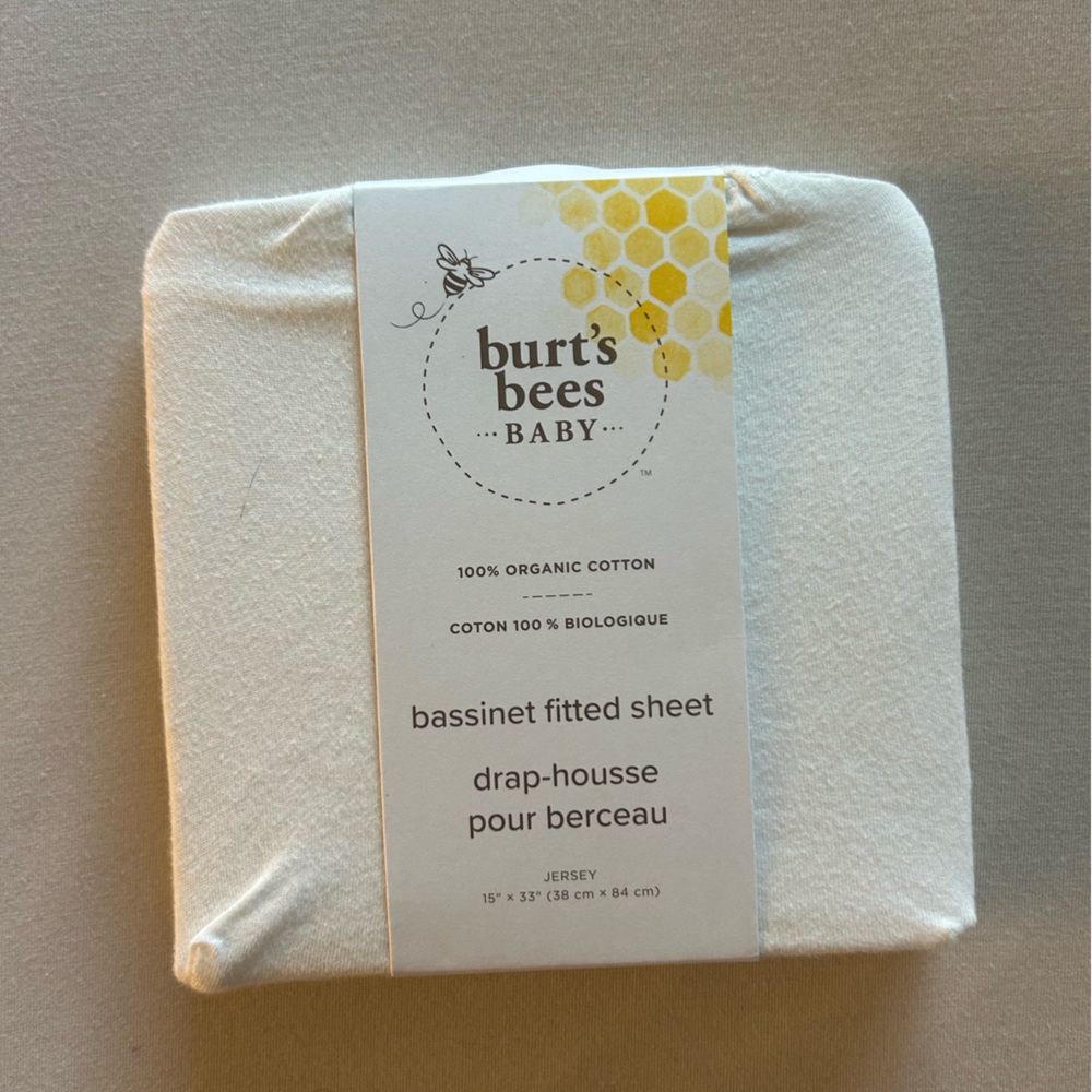 Burt's Bees Baby Organic Cream Bassinet Sheet